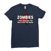 zombies love you, ideal birthday gift or present Ladies Fitted T-Shirt