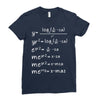 X-Mas Math Ladies Fitted T-Shirt