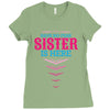 Have No Fear Sister Is Here Ladies Fitted T-Shirt