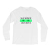 i'm just waiting for aliens to abduct me Long Sleeve Shirts