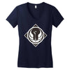 simple art logo Women's V-Neck T-Shirt