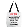 June Girls Tote Bags