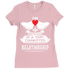 I Am Actually In A Very Commited Relationship Ladies Fitted T-Shirt