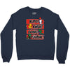 what does the tonberry say Crewneck Sweatshirt