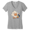 bffs (steven and lion) Women's V-Neck T-Shirt