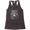 snarling tiger best trending Racerback Tank