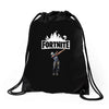 fortnite dab (white) Drawstring Bags