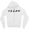 vegan friends tv show parody Zipper Hoodie
