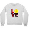 love softball Crewneck Sweatshirt