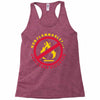 non flammable challenge accepted Racerback Tank