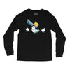 mighty hero atop a chicken Long Sleeve Shirts