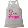 Women's March We are Strong Racerback Tank
