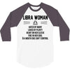 Libra Woman 3/4 Sleeve Shirt