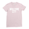 new york city ringer Ladies Fitted T-Shirt