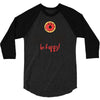 donut worry, be happy 3/4 Sleeve Shirt