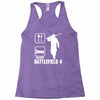 eat sleep battlefield 4, funny Racerback Tank
