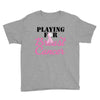 playing for breast cancer Youth Tee