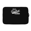 worlds greatest plumber (2) Laptop sleeve