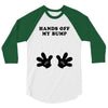 Hands off my Bump 3/4 Sleeve Shirt