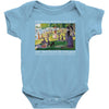 Georges Pierre Seurat A Sunday Afternoon On The island Of La Grande Ja Baby Bodysuit