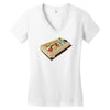 pop sushi Women's V-Neck T-Shirt