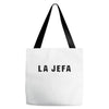 la jefa black Tote Bags