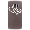 hearts sticker vinyl decal Samsung Galaxy S7 Edge