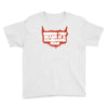 behind beard is a handsome man Youth Tee