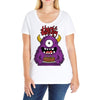 happy birthday monster Ladies Curvy T-Shirt