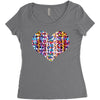 Heart Women's Triblend Scoop T-shirt