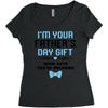 I'm Your Father's Day Gift Mom Says You're Welcome Baby Boy Women's Triblend Scoop T-shirt