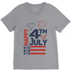 happy 4th of july V-Neck Tee