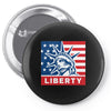 liberty statue Pin-back button