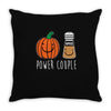 pumpkin spice Throw Pillow