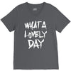waht a lovely day V-Neck Tee