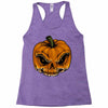 skull pumpkin Racerback Tank