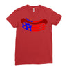 us hot dog Ladies Fitted T-Shirt