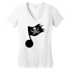 music pirate Women's V-Neck T-Shirt