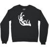 deer antler with buck forest Crewneck Sweatshirt