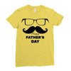 happy father's day Ladies Fitted T-Shirt