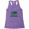 camping is in tents t shirt Racerback Tank