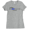 coole geek t shirts loading nerd admin computer pc big bang theory fun Ladies Fitted T-Shirt