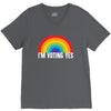 I Am Voting Yes V-Neck Tee