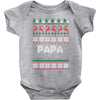 ugly christmas papa Baby Bodysuit