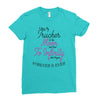 I Love My Trucker To The Moon And Back To Infinity And Beyond Forever Ladies Fitted T-Shirt