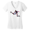 lionel messi 3 Women's V-Neck T-Shirt