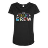3rd grade crew Maternity Scoop Neck T-shirt