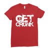 get crunk 2 Ladies Fitted T-Shirt