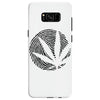 cannabis fingerprinting (black) Samsung Galaxy S8