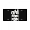 om nom nom License Plate